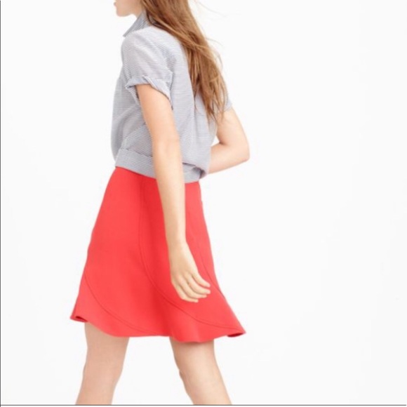 J.Crew Flutter Mini Skirt - Red - Picture 3 of 6